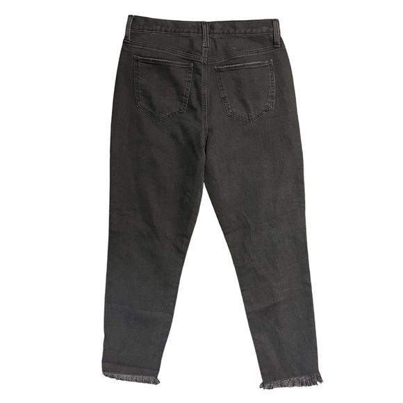 So Jeans 13/31W Black Distressed High Rise Mom Frayed Hem Grunge Streetwear NEW - Picture 9 of 14